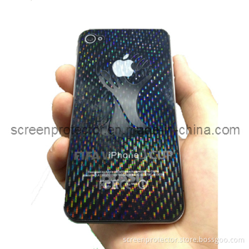 3D World Cup Design Screen Protector for iPhone 4 Front and Back